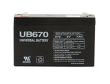 BATTERY SLA  UB670