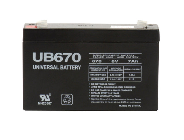 BATTERY SLA  UB670