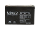 BATTERY SLA  UB670