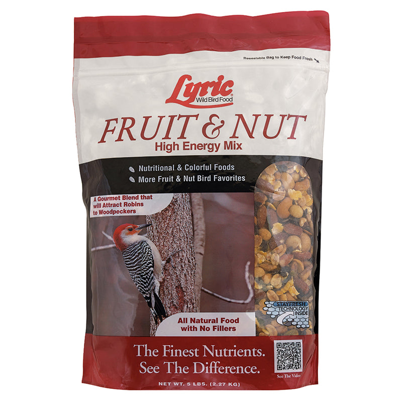 Lyric Assorted Species Fruits and Nuts Wild Bird Food 5 lb