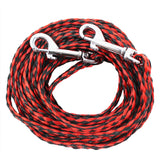 PDQ Red / Black Poly Dog Tie Out Rope Small/Medium