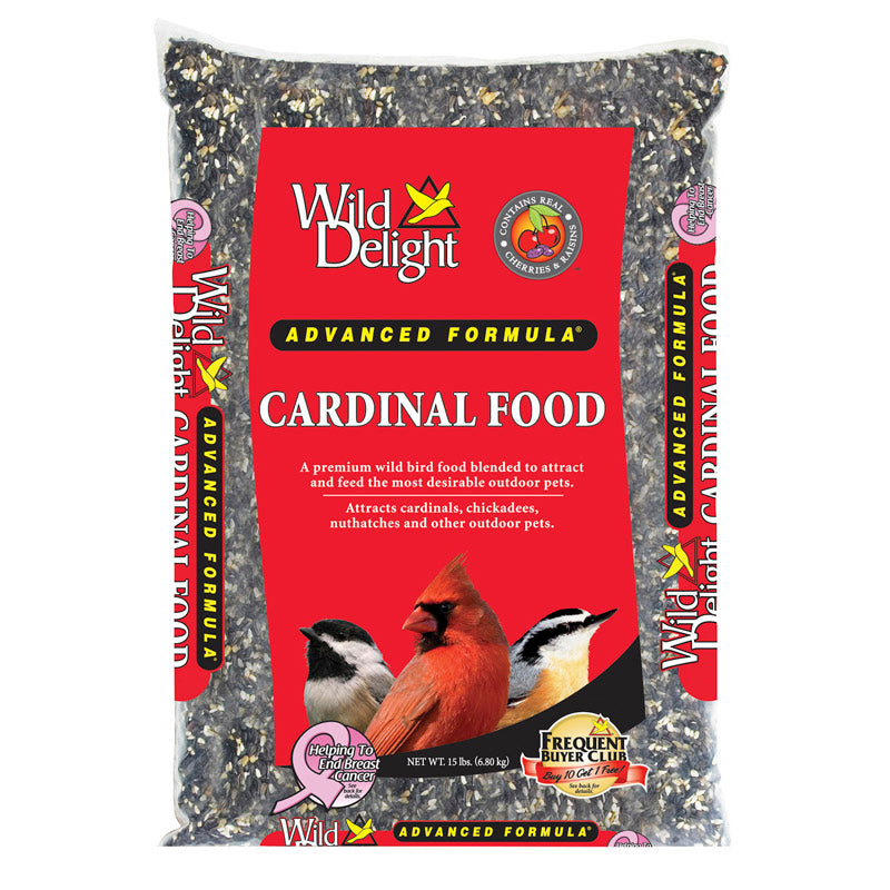 Wild Delight Cardinal Sunflower Seeds Wild Bird Food 15 lb