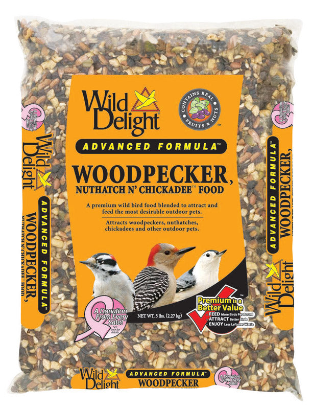 Wild Delight Woodpecker Sunflower Seeds Wild Bird Food 5 lb