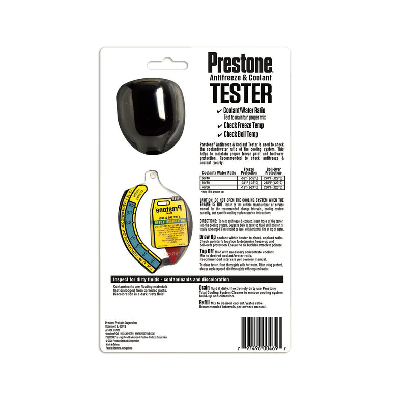 Prestone Antifreeze/Coolant Tester 1 pk