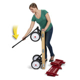 Radio Flyer Town and Country Toy Wagon Wood Red