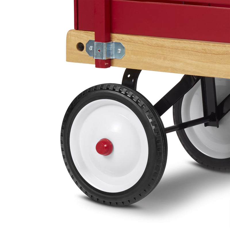 Radio Flyer Town and Country Toy Wagon Wood Red
