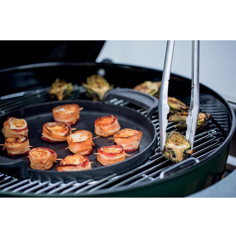 Weber Gourmet BBQ System Cast Iron/Porcelain Grill Top Griddle 15.2 in. L X 12 in. W 1 pk