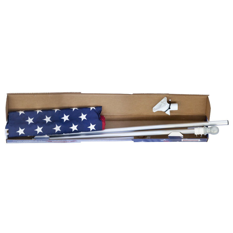 Valley Forge American Flag Kit 36 in. H X 60 in. W
