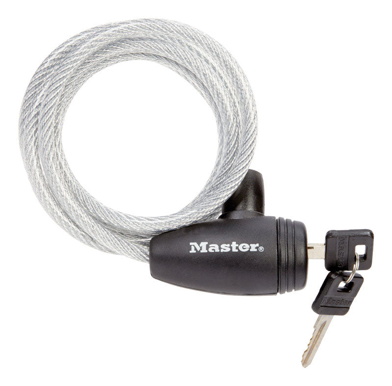 Master Lock 5/16 in. W X 5 ft. L Vinyl Covered Steel Pin Tumbler Locking Cable