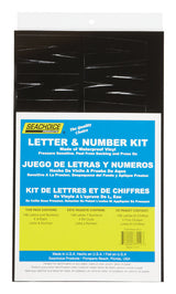 NUMBR/LETTR KT BLK 148PC