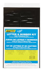 NUMBR/LETTR KT BLK 148PC