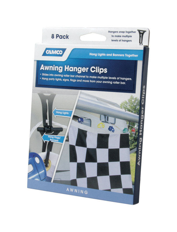 Camco RV Awning Hanger Clips 8 pk
