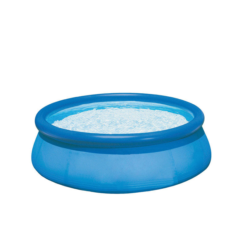 Intex 1018 gal Round Plastic Above Ground Pool 30 in. H X 10 ft. D