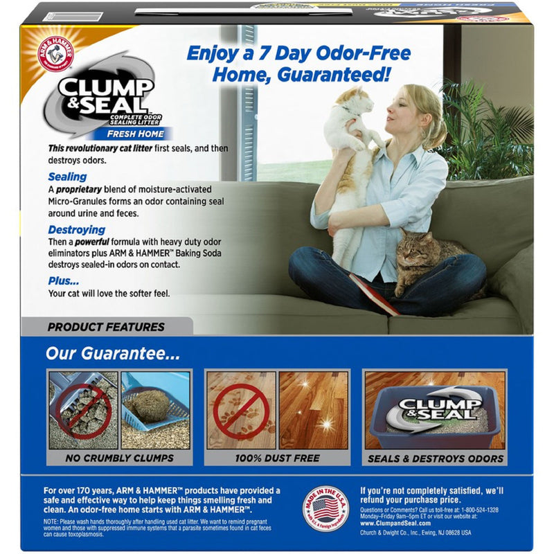 Arm & Hammer Clump & Seal Fresh and Clean Scent Cat Litter 14 lb