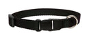 DOG COLLAR 9-14" ADJ BLK