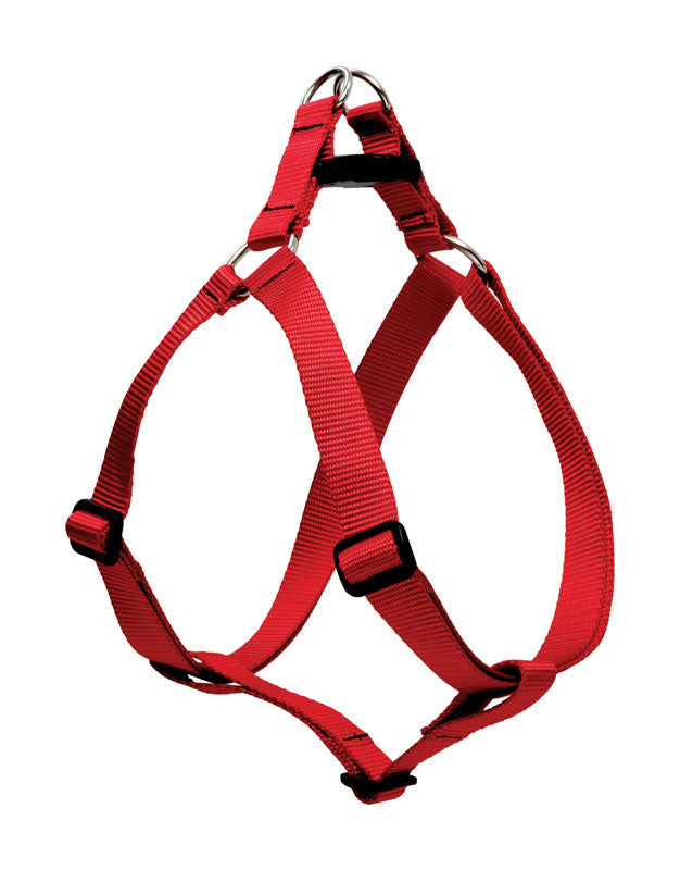 DOG HARNESS 15-21" RED