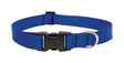DOG COLLAR 12-20"ADJ BLU