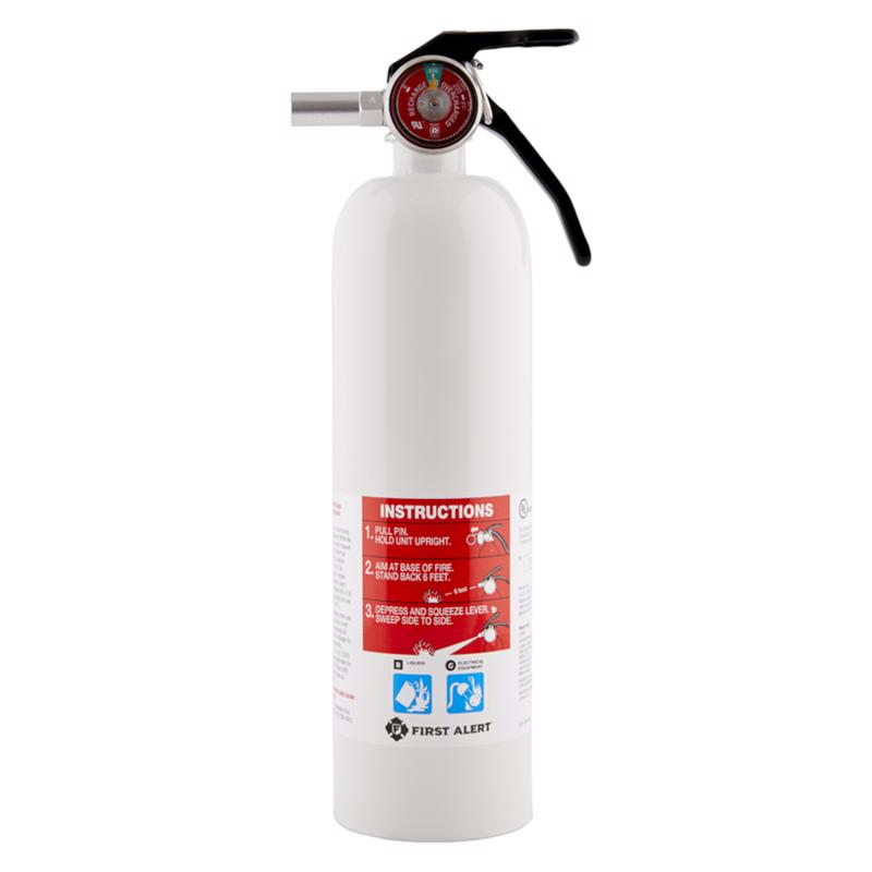 First Alert 2 lb Fire Extinguisher For Recreational OSHA/US Coast Guard Agency Approval