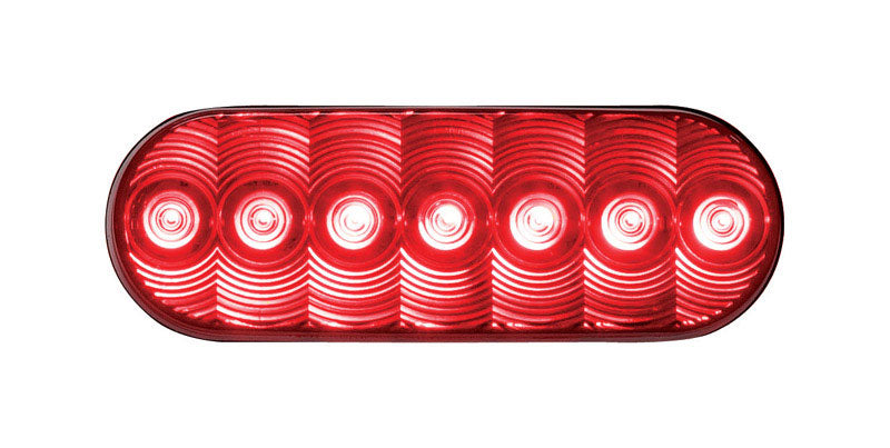 LED STOP/TAIL OVAL RED
