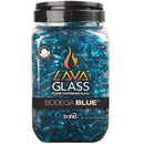 Bond Manufacturing Bodega Blue Gloss Glass Fire Pit Lava Glass