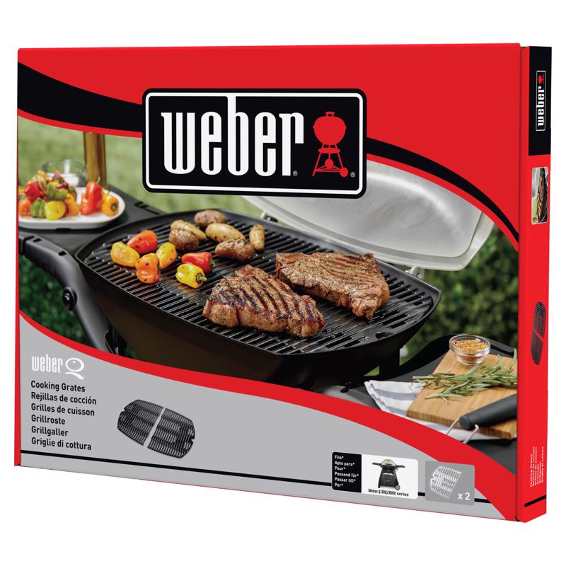 Weber Replacement PECI Q300/3000 Seires Grill Grate 25 in. L X 17.8 in. W