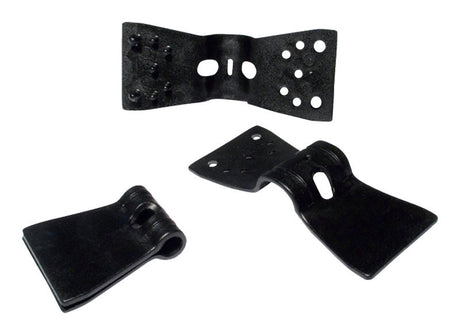 BUTTERFLY CLIPS BLK 20PK