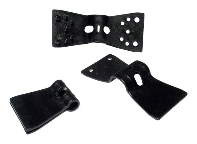 BUTTERFLY CLIPS BLK 20PK