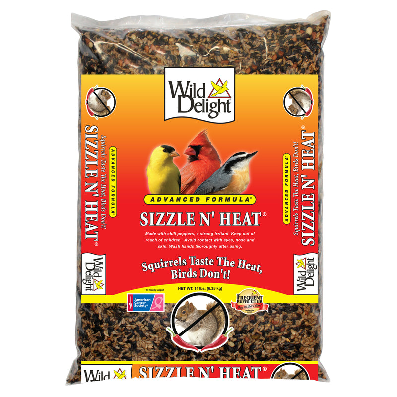Wild Delight Sizzle N Heat Songbird Sunflower Kernels Wild Bird Food 14 lb