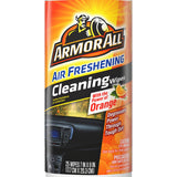 Armor All Multi-Surface Air Freshening Cleaner Wipes Orange Scent 25 ct