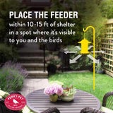 Perky-Pet Wild Bird 2 lb Metal/Plastic Panorama Bird Feeder 1 ports