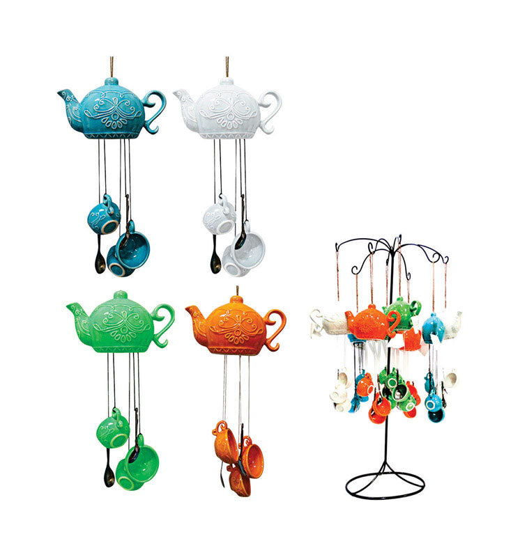 WIND CHIME TEACUP ASST