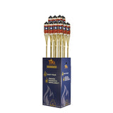 TIKI Easy Pour Multi-color Bamboo 57 in. American Flag Bamboo Torch 1 pc