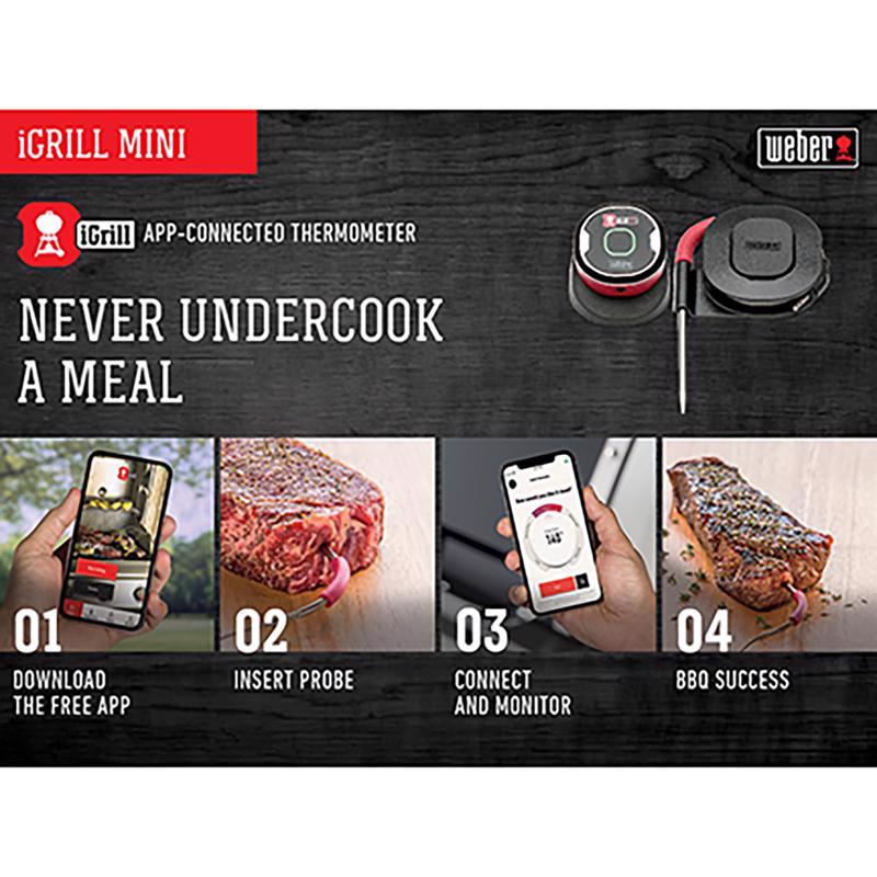 Weber iGrill Mini Digital Bluetooth Enabled Grill/Meat Thermometer