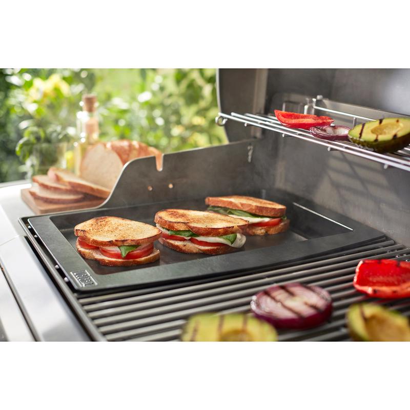 Weber Genesis Cast Iron/Porcelain Grill Top Griddle 18.9 in. L X 13.2 in. W 1 pk