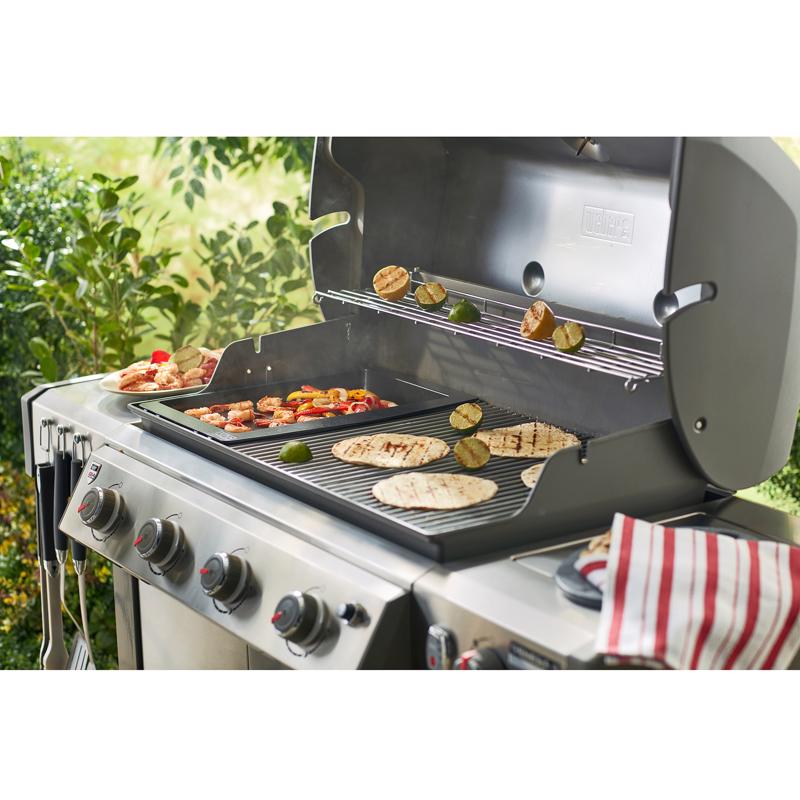 Weber Genesis Cast Iron/Porcelain Grill Top Griddle 18.9 in. L X 13.2 in. W 1 pk