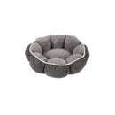 Aspen Pet Assorted Faux Micro Suede Puffy Pet Bed 6 in. H X 18 in. W X 18 in. L