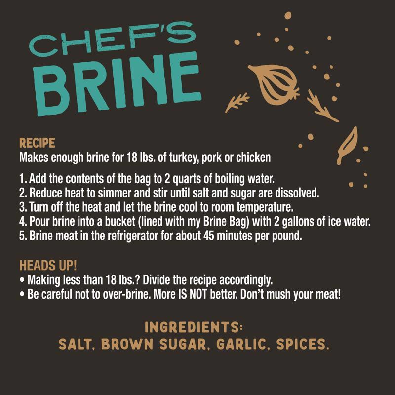 Chef J's BBQ Provisions Chefs Brine Brine Mix 16 oz