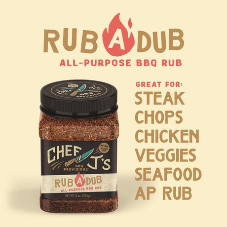 Chef J's BBQ Provisions Rub-A-Dub BBQ Rub 8 oz