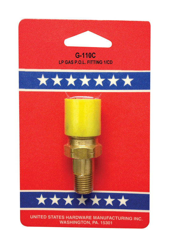 US Hardware LP Gas POL Fitting 1 pk