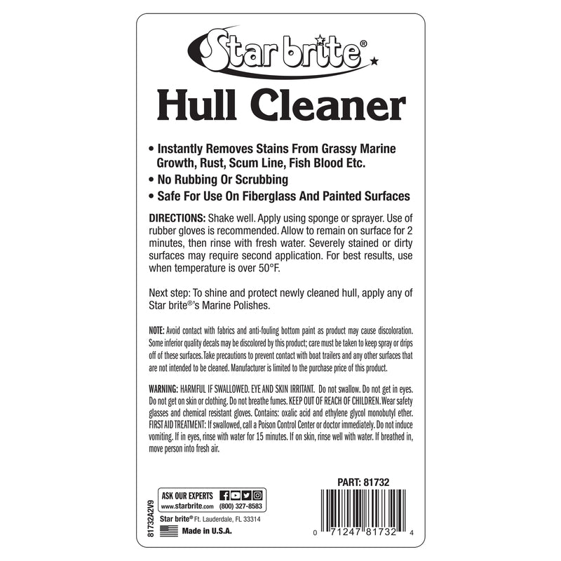 Star brite Hull Cleaner Liquid 32 oz