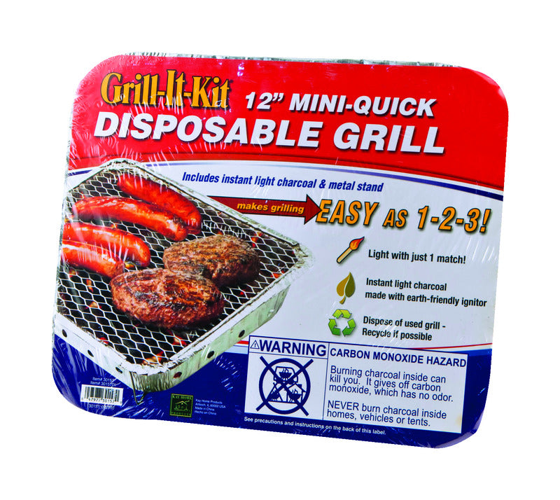 DISPOSABLE GRILL KIT12"