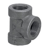 Anvil 1-1/4 in. FPT X 1-1/4 in. D FPT 1-1/4 in. D FPT Black Malleable Iron Reducing Tee