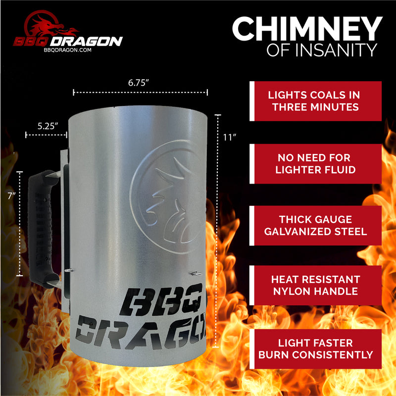 BBQ Dragon Charcoal Chimney Starter