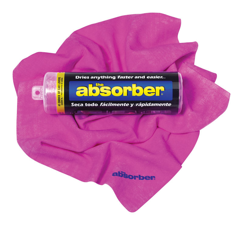The Absorber 27 in. L X 17 in. W Synthetic Chamois 1 pk