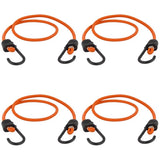 Keeper Black/Orange Bungee Cord 36 in. L X 0.374 in. 1 pk