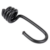 Keeper Black Bungee Cord Hooks 5/16 in. L X 3/8 in. 4 pk