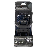 Keeper 1.5 in. W X 14 ft. L Gray Ratchet Tie Down Strap 1666 lb 1 pk