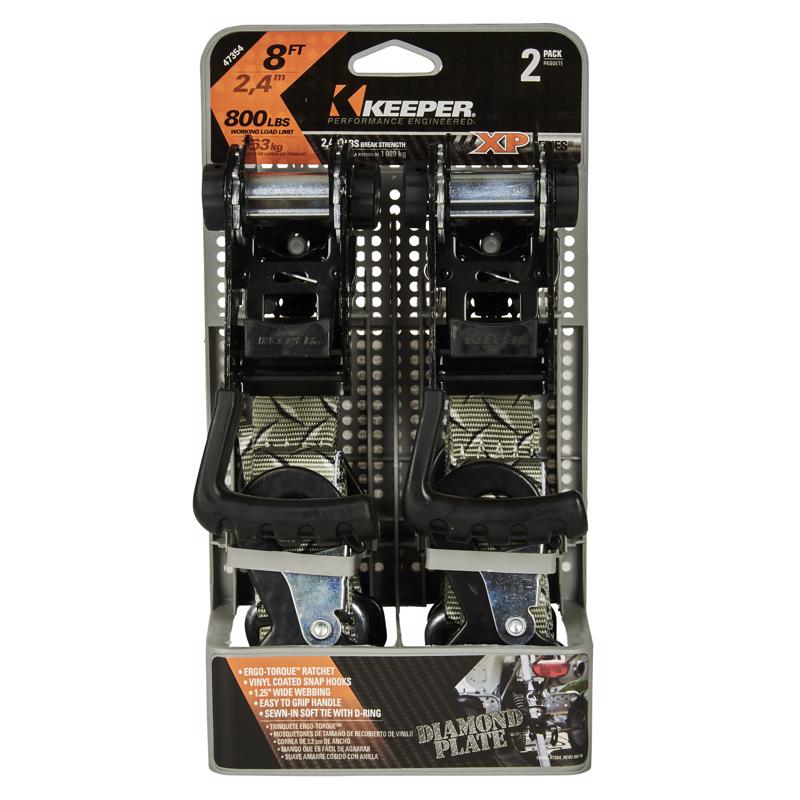 TIE-DOWN 8' 800# 2PK