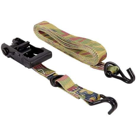Keeper 1.75 in. W X 16 ft. L Camo Tie Down w/Ratchet 1000 lb 2 pk