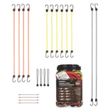 Keeper Assorted Bungee Cord Set 0.315 in. 20 pk